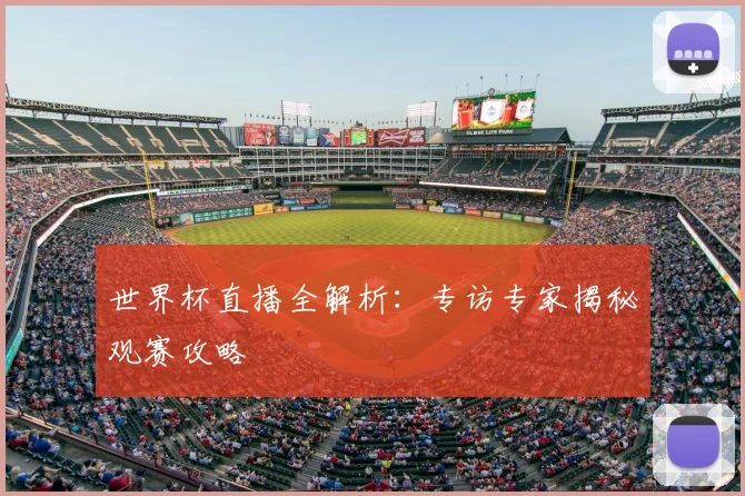世界杯直播全解析：专访专家揭秘观赛攻略